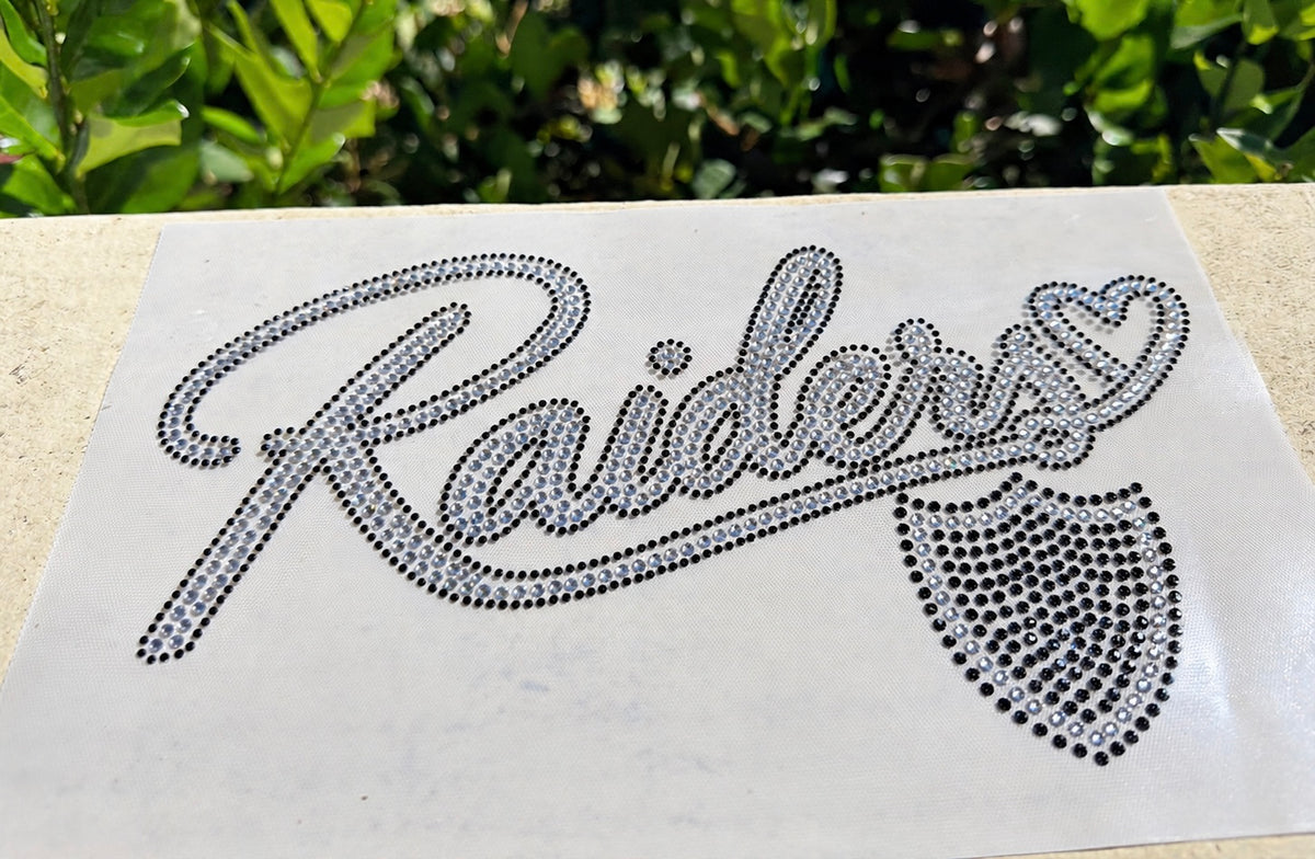 Raiders Heart Heat Transfer