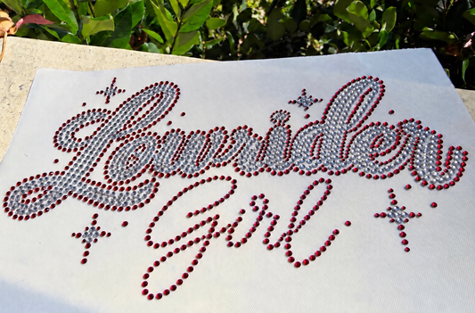 Lowrider Girl Heat Transfer